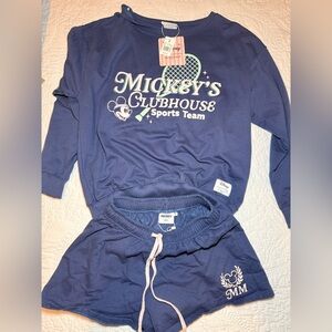 Disney Mickey's Clubhouse Navy Women’s Pajama Set